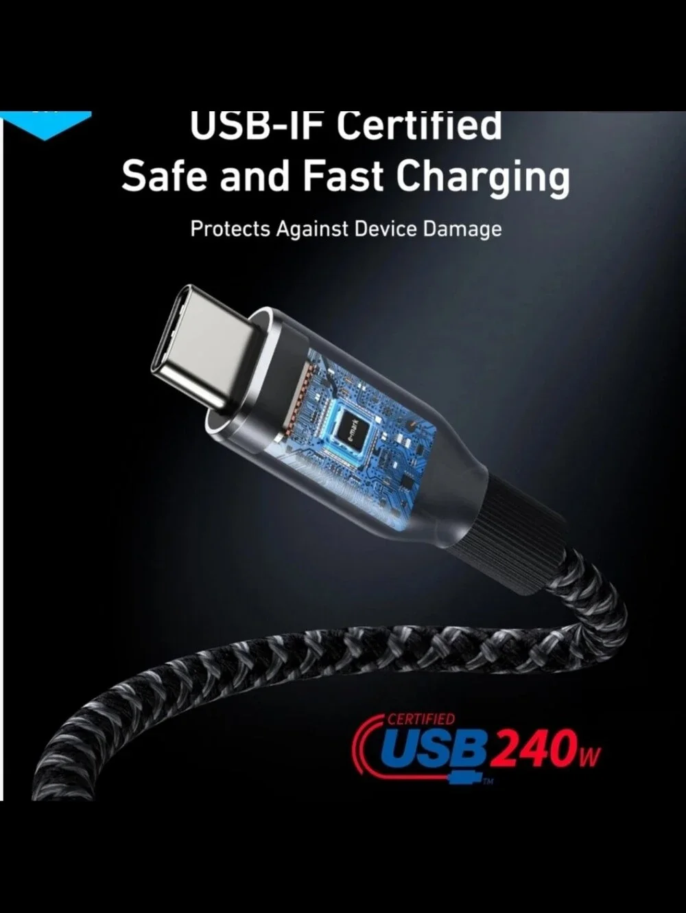 Anker SEALED! NIB! Prime USB-C to USB-C (240W Upcycled-Braided) Cable. R2S!